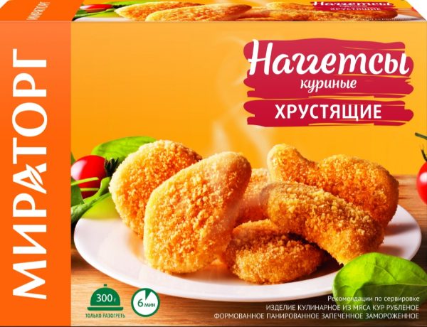 «Мираторг» опроверг информацию о наличии сои в хрустящих куриных наггетсах