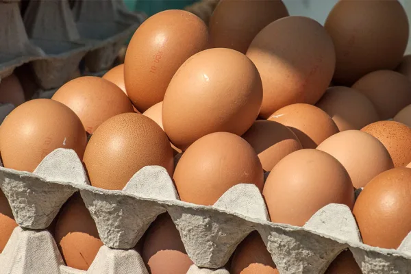 В декабре потребительская цена куриных яиц взлетела до максимума