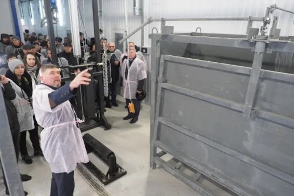 Цех убоя с линией переработки отходов открылся в Калужской области